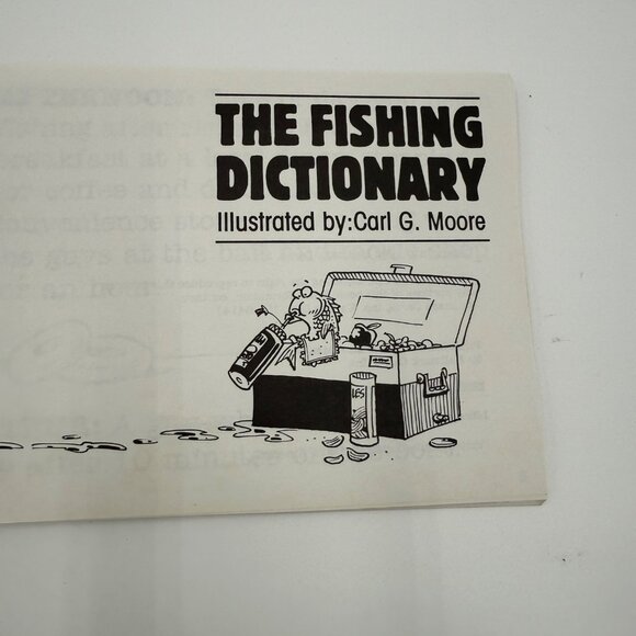 Shoe Box Greetings Book “The Fishing Dictionary” 1992 Hallmark - Picture 3 of 5